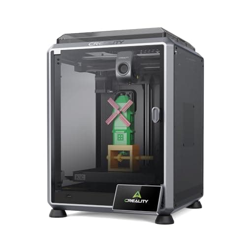 Creality K1C Imprimante 3D, Haute Vitesse 600mm/s, Nivellement Automatique avec Caméra AI, Prend en Charge Les Filaments en Fibre de Carbone, 220x220x250mm pour Débutants Famille École