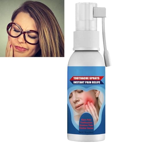 Spray de Soulagement des Maux de Dents pour Soins Bucco-Dentaires à Base,Buccal Haleine Fraiche Spray de Soulagement de la Douleur Dentaire,Spray Oral Portable pour les Dents et les Gencives,20ml
