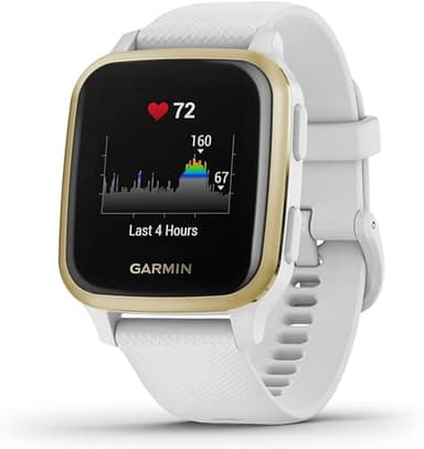 Garmin Venu SQ 3,3 cm (1.3") LCD Or, Blanc GPS (satellite)