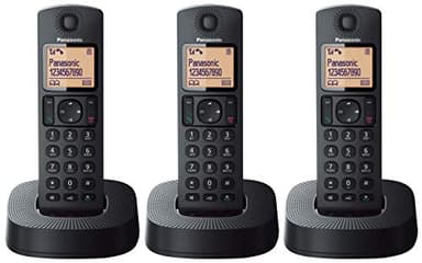 Panasonic KX-TGC313SPB Téléphone filaires ISDN Noir [Version Espagnole]