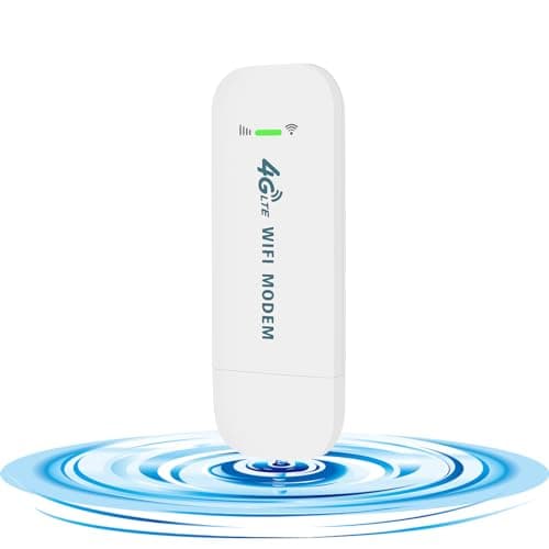 KuWFi Clé Internet 4G 150 Mbps, 4G LTE USB Dongle WiFi, Wireless Cle Modem 4G avec Emplacement, Adaptateur réseau 4G LTE, Clé USB Appliquer à la Boutique/à la Maison, Connecter 10 Utilisateurs