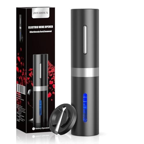 Tire Bouchon Électrique,Ouvre Bouteille Professionnel pour Vin Sans Fil Décapsuleur Automatique avec Coupe-Capsule,pour la maison, le restaurant, les fêtes, comme cadeau pour la famille