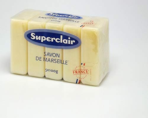 SUPERCLAIR Lot de 5 savonnettes Marseille 100g