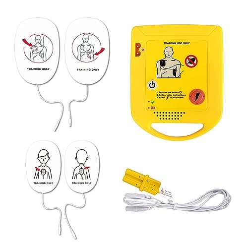 Défibrillateur de Formation - Mini AED Trainer, XFT Portable Appareil d'Entraînement de Défibrillateurs en Français pour RCP Externe Automatisé Stagiaire Débutant (XFT-D0009)