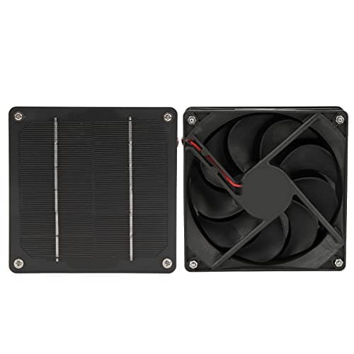 Ventilateur Solaire, Climatiseur Solaire avec l'intensité du Siliconal Monocristallin Sun 5W 6V, Le Réchauffeur de Serre Solaire de Ventilateur Solaire ABS pour Diverses Applications, des VR à