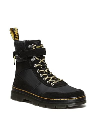 Dr. Martens Homme Combs Cordura/Rubbery Black Bottes de Combat, Noir, 42 EU