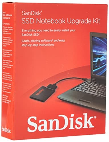 SanDisk Notebook Upgrade Kit,SDSSD-UPG-G25, Black