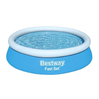 Bestway Kit Piscine Gonflable Ronde Fast Set - 183 cm x 183 cm x 51 cm - Bleu