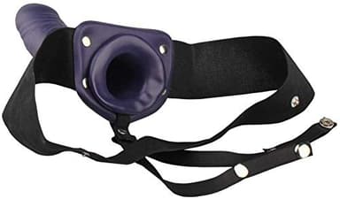 Gode ​​ceinture creux réaliste avec sangle élastique, extension de manche de 16,5 cm pour augmenter l'érection, jouet sexuel pour homme, slip à sangle de luxe pour elle