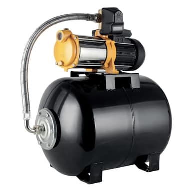 Rondy Pompe surpresseur - 60L - 920W - 5400L/H - Autoamorçante - Noir - Classique - Acier inoxydable, Plastique