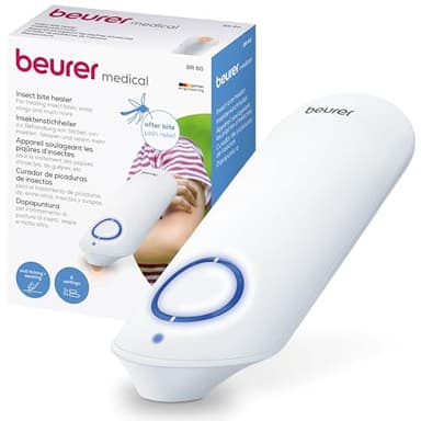 Beurer BR 60 Dispositif soulageant les piqûres et morsures d'insectes, stylo réduit la démangeasion et le gonflement, anti moustique, sans substance chimique, petit et pratique