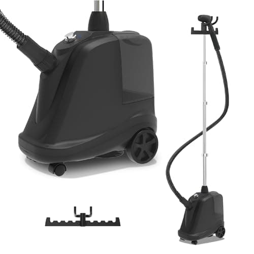 STEAMONE - Defroisseur Vapeur Vertical - Steamer Puissant 2000W - Qualité Professionnelle - Fer à Repasser - Grand Réservoir 3,5L - Accessoires inclus - Cable de 2,5m - Entreprise Française - T2000B