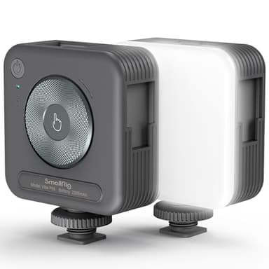 SMALLRIG P96 Lampe Vidéo LED, Lumières LED pour Camera Portable, 96 Perles LED pour Éclairage de Vidéographie Photographique, Panneau Rechargeable 2200mAh CRI95 + 2700-6500K avec 3 Cold Shoe - 3286B