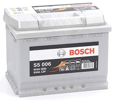 Bosch S5006 - Batterie Auto - 63A/h - 610A - Technologie Plomb-Acide - pour les Véhicules sans Système Start/Stop
