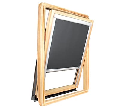 AvosDim.com stores, rideaux, moustiquaires Store pour fenêtre de Toit Compatible Velux ® Occultant Uni (Gris Anthracite, 304)
