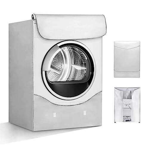 Housse de Machine à Laver,Housse de Protection imperméable pour machine à laver,housse anti-poussière et anti-vieillissement,pour Sèche-Linge à Pompe,sèche-Linge à Chargement Frontal,