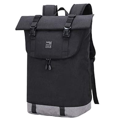EverVanz Sac à dos pour ordinateur portable, Sac à dos de voyage résistant à l'eau, Sac à dos pour femmes et hommes, Sac de jour léger et décontracté, Sac d'école élégant