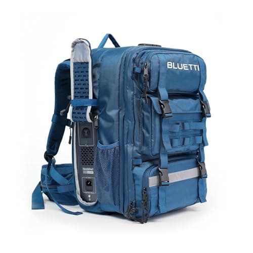 BLUETTI Handsfree 1 Station Électrique Portable à Dos, 268,8Wh 300W LiFePO4 Générateur Solaire avec Sac à Dos 42L, Système d'Alimentation Solaire Tout en Un pour Randonnée, Photographie, Voyages