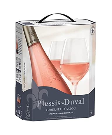 PLESSIS-DUVAL (3L)- AOP Cabernet d’Anjou – Vin Rosé – Bag in Box 3L – Cépage: Cabernet Franc