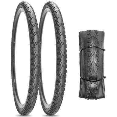 Paire de pneus de VTT 26 pouces ETRTO 47-559 26 x 1,75 pouces pliables
