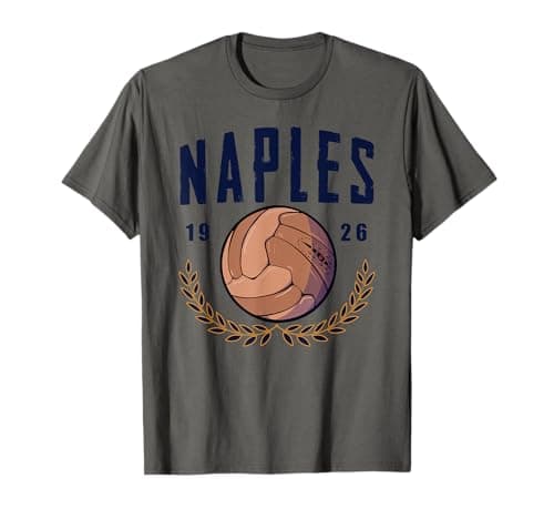 Napoli Old Style Football Ball. Vintage Naples Calcio T-Shirt