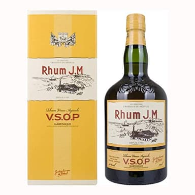 Rhum JM - VSOP 4 ans - Rhum 70cl 43° sous étui