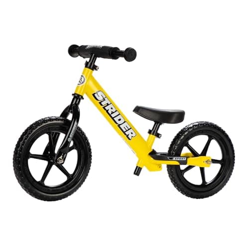 Strider 12 Sports Draisienne Boys, Jaune, 20 inches