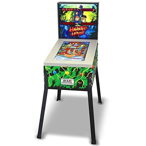 21C DIGITAL Flipper numérique avec écran LCD 24" sur Pied - 12 Jeux Inclus - 4 Joueurs - Type borne d'arcade - Reconditionné - Occasion