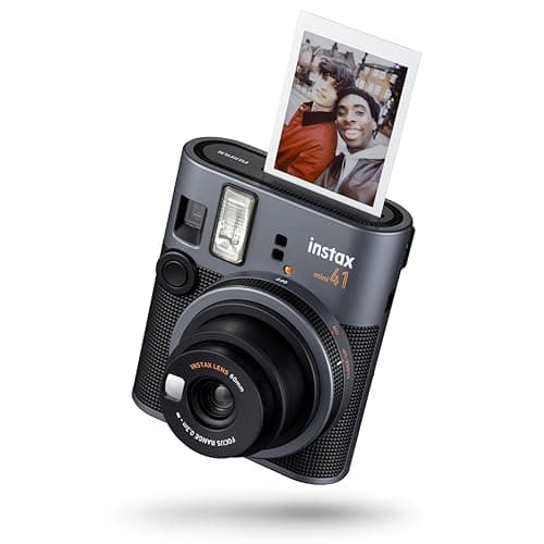 INSTAX Mini 41 Appareil Photo instantané avec Exposition Automatique, Flash intégré, Objectif Selfie et Mode Gros Plan, Appareil Photo Design Classique Qui utilise Tous Les Films instax Mini