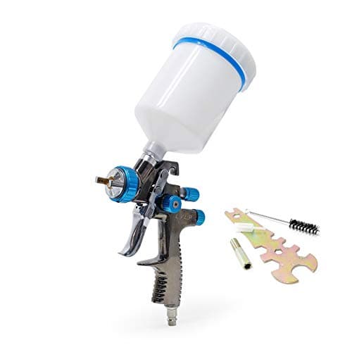 XPOtool Pistolet à Peinture LVLP 500 ML – avec Godet en Plastique et Buse de 1,4 mm – Pulvérisation à 1,5 Bars 160 l/Min – Aérographie, Tanning, Tatouage, Nail Art, Manucure