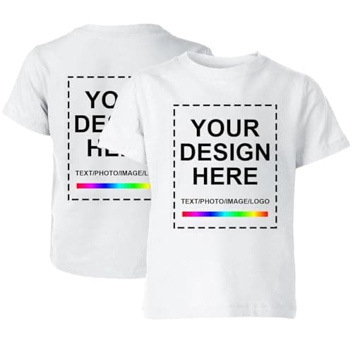Tee Shirt Personnalisable Homme Pas Cher Cadeau Homme Personnalisé Photo/Texte/Logo T Shirt Personnalisé Entreprise/Événement Impression Avant/Arrière Tee Shirt Papa Maman Cadeau Anniversaire