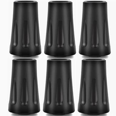 Herreicher Protecteur en Caoutchouc Embouts pour bâtons de Marche Nordique Trekking Universels - Protecteurs pour Asphalte Tampon pour pour Bâtons de Trekking (6)