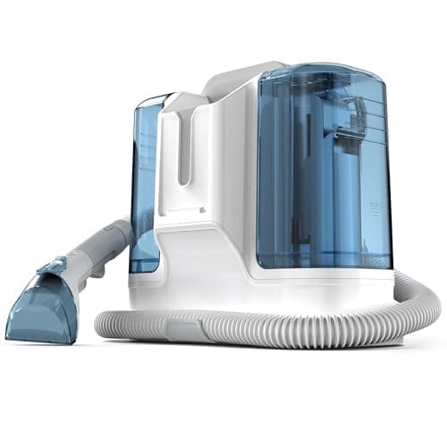 Rivenara Shampouineuse Nettoyeur Canapé Tissu - 450W Injecteur Extracteur Vapeur Voiture Tapis Moquettes Aspirateur Détacheur Pour Matelas Laveur