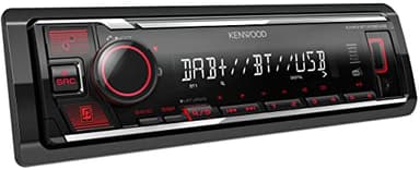 Kenwood autoradio USB, Bluetooth, Dab+, KMM-BT408DAB, Noir