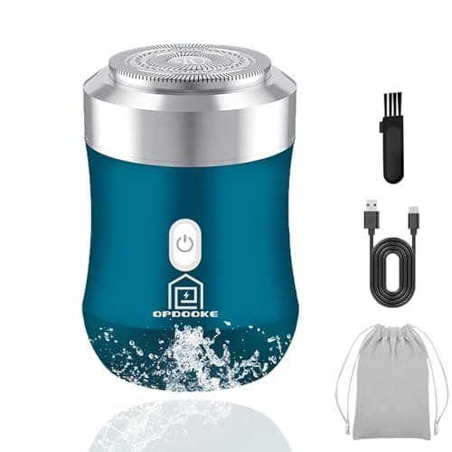 Opdooke 2025 Nouveau Mini Rasoir Électrique Portable, Mini Rasoir Électrique En Métal Pour Hommes, Autonomie De La Batterie De 120 Minutes Rasoir Étanche Humide Et Sec, Mini Taille voyage