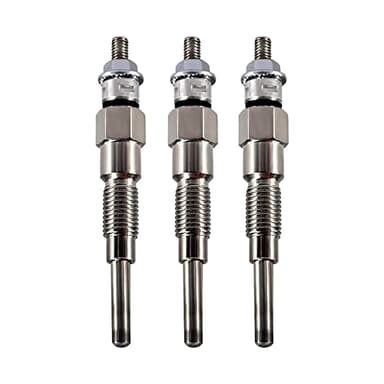 Lot de 3 bougies de préchauffage 16851-65510 16851-65512 pour tracteur Kubota D722 D902 D905 D1005 D1105 V1505 V1305 B1700D B1700E ZD326 ZD326 ZD305 31 Tondeuse BX1800D BX1830D