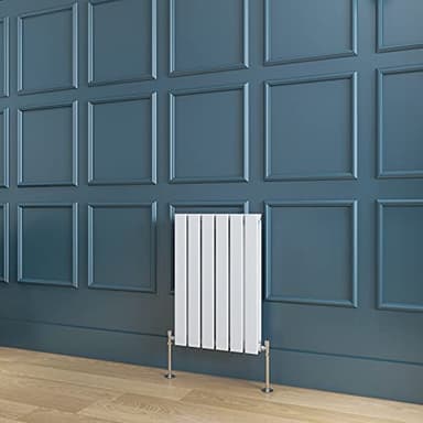 Radiateur à panneau plat horizontal Chauffage central Double design Blanc 600 x 408 mm