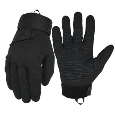 Seibertron® Homme Noir S.O.L.A.G. Armée Special Ops Plein assaut Gants Finger/Gants d'assaut légers Tactique Pleine Doigt Militaire Combat Gants (S)