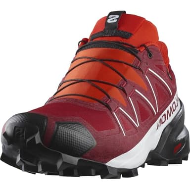 Salomon Speedcross Gore-Tex Chaussures Imperméables de trail pour Homme, Protection anti-intempéries, Accroche agressive, Fit précis, Red Dahlia, 42 ⅔