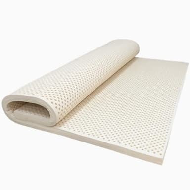 WKXTECZT 100% Matelas en Latex Naturel, Matelas Doux De D'épaisseur Portable Soulage La Pression, Couverture De Matelas en Latex Organique,5cm,140x170cm