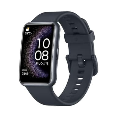HUAWEI Watch FIT Édition spéciale, Écran AMOLED HD 1,64 Pouces, Suivi Scientifique du Sommeil, GPS intégré, Batterie Longue durée, Compatible avec Android et iOS, Noir + AP52