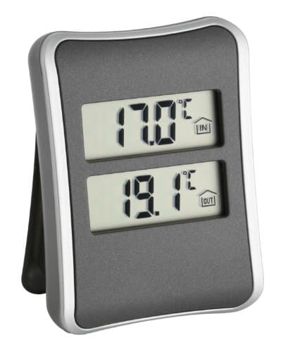 TFA 30.1044 Thermomètre numérique intérieur/extérieur Noir