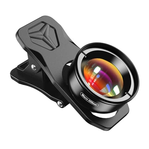APEXEL Objectif Macro Professionnel pour Smartphone HD Macro Objectif Smartphone Compatible avec iPhone, Pixels, Samsung Galaxy, Huawei, Xiaomi et la Plupart des téléphones Mobiles