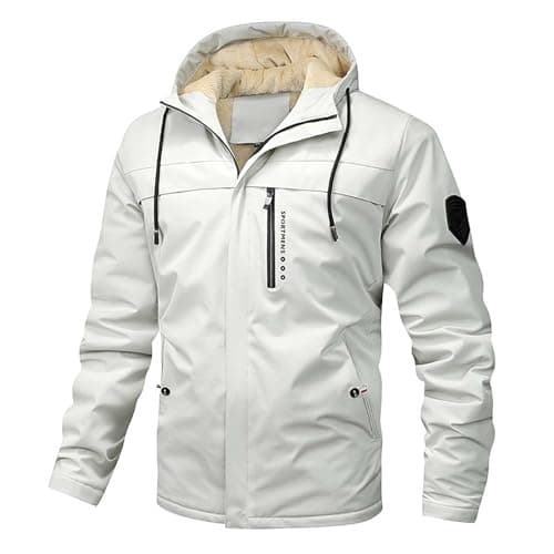 Dwevkeful Parka Homme Hiver Long, Veste Homme Hiver Grande Taille Avec Capuche Parka Hiver 4XL Blouson 2024 Chaude Veste mi Long Manches Longues Manteau