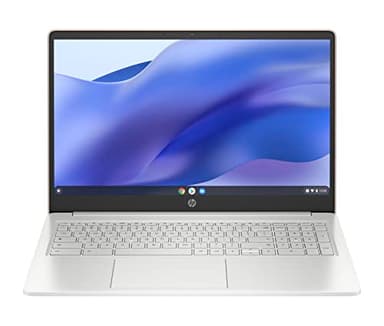 HP Chromebook 15a-na0000sl, Intel Celeron N4500, 8 Go de RAM LPDDR4, eMMC 128 Go, écran HD 15,6", SVA, antireflet, carte graphique Intel UHD 600, Wi-Fi, webcam HD, ChromeOS, or rose