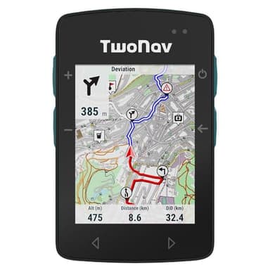 TwoNav Roc (32 Go), GPS de Sports avec écran 2,7 Pouces pour VTT, vélo, Gravel ou bikepacking avec Cartes incluses. Couleur Turquoise