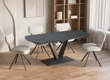 DecoInParis Table à Manger Extensible en céramique e 6-8 Personnes ELIAD