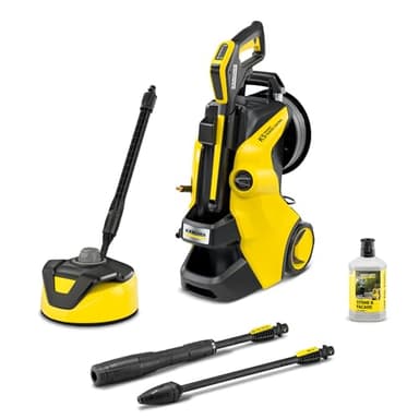 Kärcher Nettoyeur Haute Pression K 5 Premium Power Control Flex Home, Pression : max. 145 bar, Débit : 500 l/h, Surface : 40 m²/h, Poids : 13,9 kg, Pistolet Haute Pression, Rotabuse, Lance, Home Kit