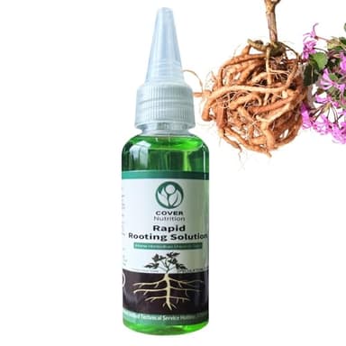 Promoteur De Croissance Des Racines – Nutriment Hydroponique Biologique, 50 Ml D'engrais Pour Jardin En Bois Brésilien | Solution Nutritive Hydroponique, Booster De Racines Polyvalent, Solution D'enra