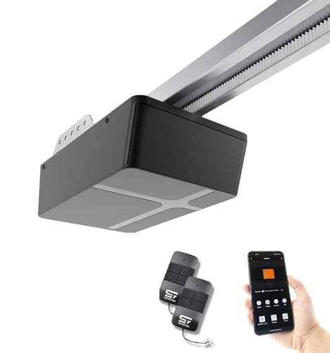Schartec Prime 1000 Système d'automatisation de porte de garage Wi-Fi avec rail intelligent pour porte de garage basculante et porte sectionnelle